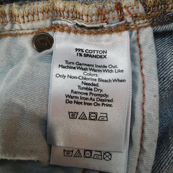 Eddie Bauer Ladies Boyfriend Fit Slim Leg Blue Jeans - Picture 4 of 7